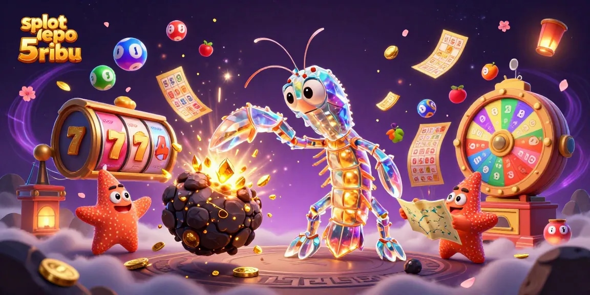 Engage in epic play with slot depo 5 ribu as the mantis shrimp battles asteroids for cosmic treasures.