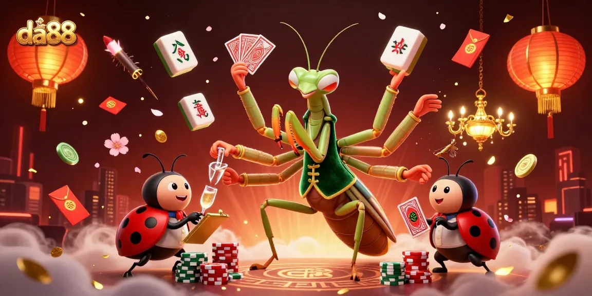 Experience thrilling gameplay at da88 with vibrant characters celebrating wins in a casino setting.