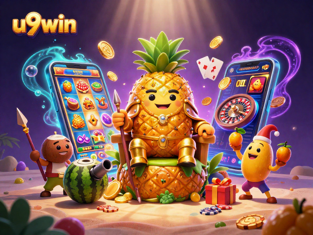 Experience the thrill of u9win with this vibrant casino scene showcasing dynamic characters and gaming elements.