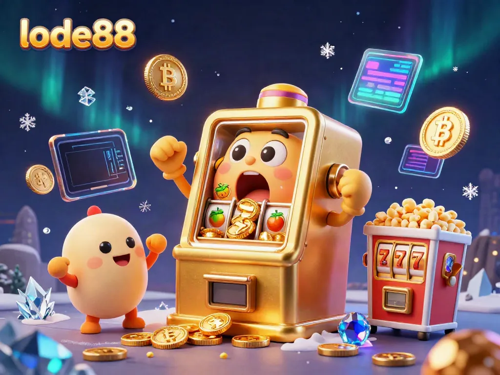 Engage with lode88: Experience lively online casino action with animated slot machines and vibrant visuals.