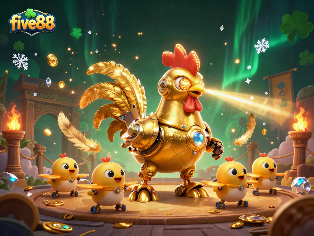 five88 creates excitement with a vibrant 3D casino scene featuring dynamic characters and rich elements