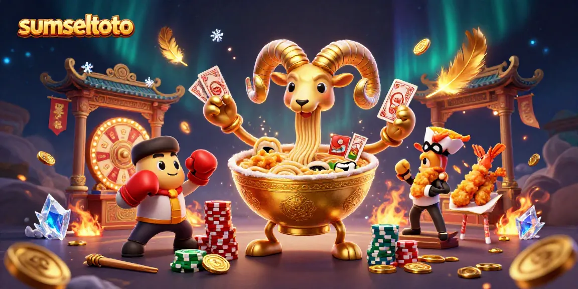 Play engaging lottery games with the sumseltoto golden ramen bowl, vibrant characters, and exciting action.