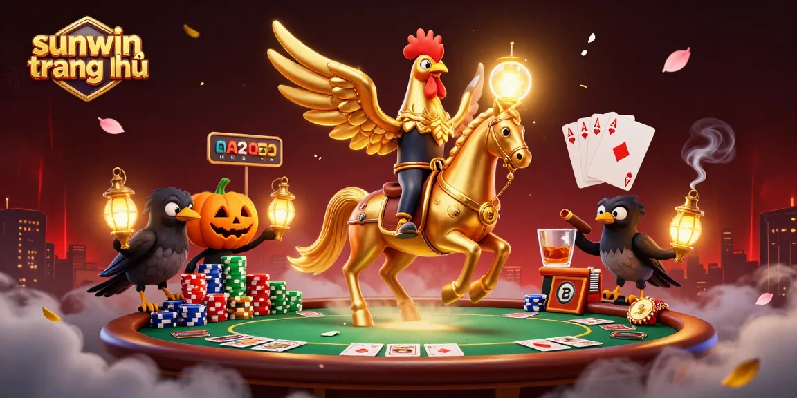Experience thrilling adventures at sunwin trang chủ in this vibrant, engaging casino scene.