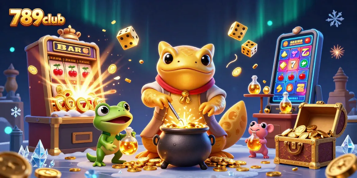 Experience thrilling gameplay and jackpots at 789club with enchanting 3D casino illustrations.